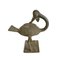 Pájaro Benin vintage de bronce, Imagen 2
