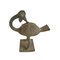 Pájaro Benin vintage de bronce, Imagen 4