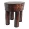 Vintage West African Wood Stool 1