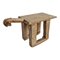 Tabouret Mossi Vintage en Bois 1