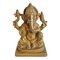 Figura Ganesha piccola vintage in ottone, Immagine 1