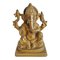 Petite Figurine Ganesha Vintage en Laiton 1
