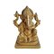 Figura Ganesha piccola vintage in ottone, Immagine 5