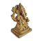 Figura Ganesha piccola vintage in ottone, Immagine 2