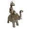 Antiker Bronze Elefant mit Shiva Reiter 2