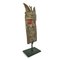 Antique Bronze Passport Toma Mask on Stand, Image 2