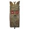 Antike Toma Maske aus Bronze auf Ständer 3