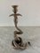 Candelabro vintage plateado con forma de serpiente, Imagen 5