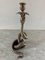 Candelabro vintage plateado con forma de serpiente, Imagen 7