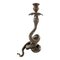 Vintage Silver Serpent Snake Candleholder 1