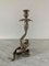 Candelabro vintage plateado con forma de serpiente, Imagen 8