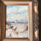 Kleine Meereslandschaft mit Möwen, 1960er, Gemälde auf Leinwand, Gerahmt 2