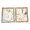 Estudios de desnudos femeninos abstractos, años 70, Carbón sobre papel, Enmarcado. Juego de 2, Imagen 1