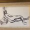 Nudo femminile astratto modernista, anni '50, dipinto, con cornice, Immagine 2