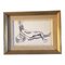 Modernist Abstract Female Nude, 1950s, Painting, Framed 1