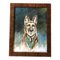 German Shepherd Dog, 1970s, Painting on Canvas, Framed, Image 1