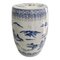 Chinoiserie Blue and White Porcelain Garden Stool, Image 1