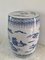 Chinoiserie Blue and White Porcelain Garden Stool, Image 9