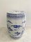 Chinoiserie Blue and White Porcelain Garden Stool, Image 10