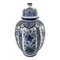 Blue and White Chinoiserie Porcelain Ginger Jar by Ardalt Blue Delfia, Image 1