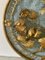 Medallones Mid-Century de latón para colgar en la pared con un borde en forma de llave griega y ramos de flores. Juego de 2, Imagen 6