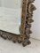 Antique Italian Cast Brass Coat of Arms Wall Mirror 8