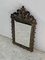 Antique Italian Cast Brass Coat of Arms Wall Mirror 3