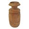 Vaso in legno rustico India vintage, Immagine 1