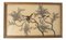 Artiste Exportateur Chinois, Oiseaux Chinoiserie, Années 1800, Aquarelle sur Papier de Riz, Encadré 1