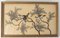 Artiste Exportateur Chinois, Oiseaux Chinoiserie, Années 1800, Aquarelle sur Papier de Riz, Encadré 9
