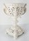 Italian Neoclassical White Ceramic Fern Planter 4