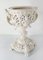 Italian Neoclassical White Ceramic Fern Planter 12