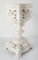 Italian Neoclassical White Ceramic Fern Planter 3