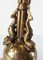 Art Deco Dolphin Tischlampe aus Bronze von Oscar Bach 9