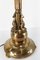 Lámpara de mesa Dolphin Art Déco de bronce de Oscar Bach, Imagen 3
