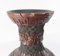 Vase en Laque Rouge Cinabre de Chine 10