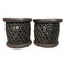 Vintage Basket Weave Bamileke Stool 6