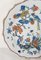 French Decorative Polychrome Delft Faience Plate 3