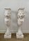 Neoclassical Grand Tour Plaster Roman Lion Pedestals, Set of 2 2