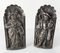 English Sheffield Silverplate Elizabethan Embossed Figurative Bookends, Set of 2 13