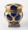 19th Century Cobalt Blue-Amethyst Purple Glass Gilt Dresser Box 2