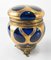 19th Century Cobalt Blue-Amethyst Purple Glass Gilt Dresser Box 4