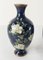 Late 19th Century Japanese Cloisonne Enamel Vases, Set of 2 2