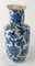 Antique Chinese Kangxi Period Blue and White Crackled Rouleau Vase 4