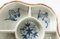 Antike chinesische Schale mit Porzellanbezug in Blau und Weiß 10