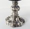 19th Century Blue to Clear Cut Glass Compote with Continental Silver Base, Image 9