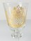 Antique German Engraved and Gilt Controlled Bubble Glass Goblet Cup, Image 6