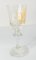 Antique German Engraved and Gilt Controlled Bubble Glass Goblet Cup, Image 3