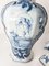 18th Century Dutch Delft Blue and White Hexagonal Garniture Vase 8