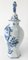 18th Century Dutch Delft Blue and White Hexagonal Garniture Vase 6